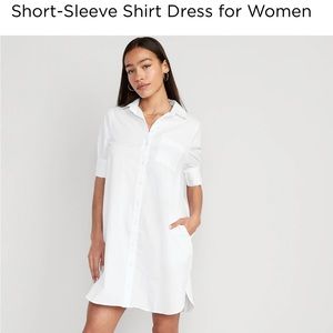 Short sleeve shirt dress, Old Navy, NWT